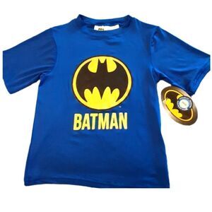 BATMAN Official Swim/Play Shirt UV Protection‎ 50 SPF sz 5/6